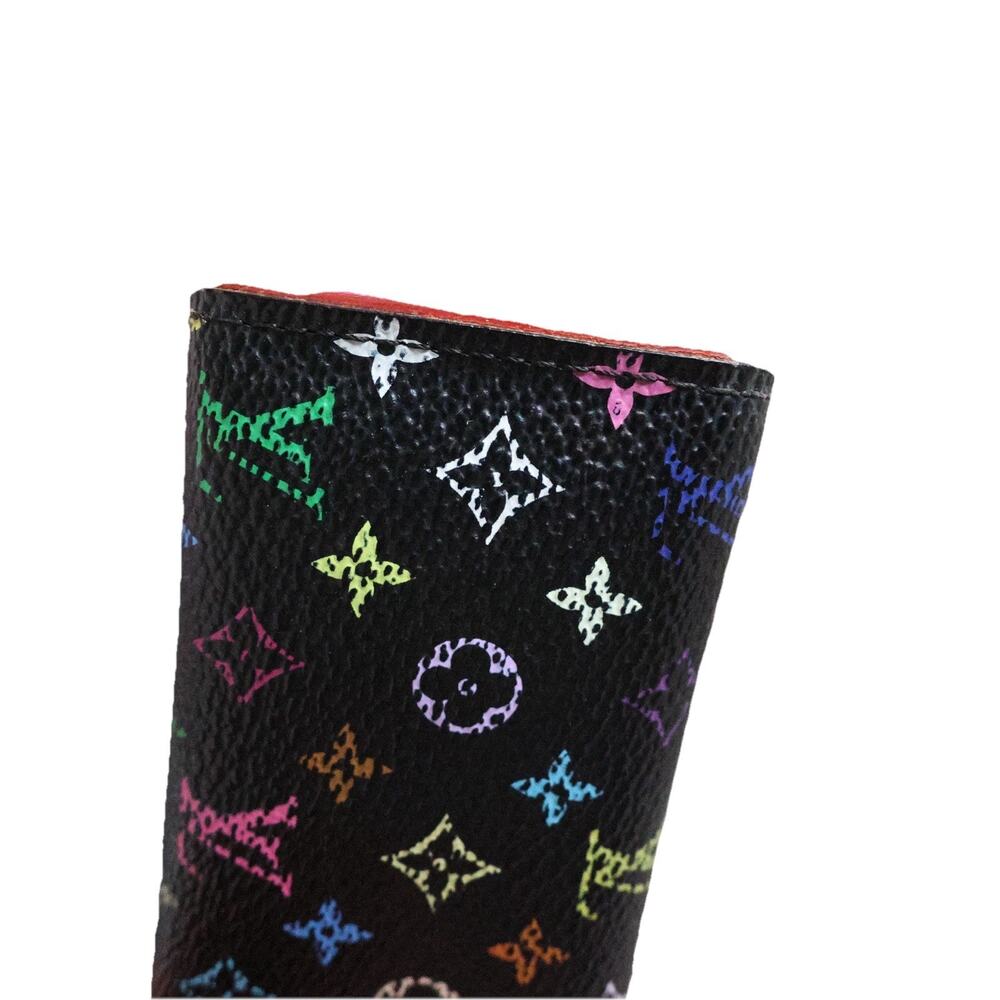 Louis Vuitton x Takashi Murakami Multicolore 4-Key Holder – Black/Grenade - Picture 6 of 16